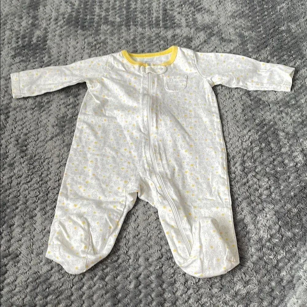 ❤️Carter's Baby Gap Onesie Pajamas Set with Floral and Polka Designs 0-3months